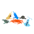 Lodër argëtuese Kafshë deti set, 2 image