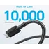 Kabell telefoni Anker 322 USB-A to USB-C (6ft Braided) Black, 4 image