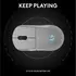 Maus Gaming Logitech G PRO  2 lightspeed, bardhe, 3 image