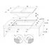 Pllake montuese me aspirator Gorenje GEH6432BSCWF, 8 image