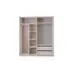 Dollap me dyer rreshqitese Milano,moon stone, 4 image