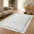 Tepih 80x150 Bardhë, Hiri Vera GO-C6716A VRB 17, Madhësia: 120*180, Ngjyra: E përzier