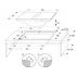 Pllake montuese me aspirator Gorenje GEH8433BSCWF, 15 image
