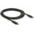 Kabell Delock Usbc 2M  Stst ,  Zeze